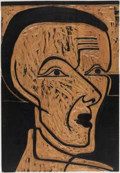 Autoportrait, bloc à dessin