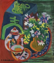 Nature morte avec porcelaine chinoise