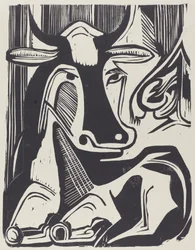 La grande vache couchée