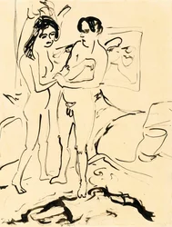 Le Couple, vers 1907