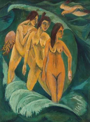 Trois baigneuses, 1913