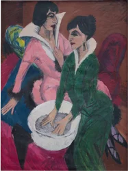 Deux femmes près d