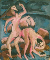Deux baigneurs Fehmarn, 1912