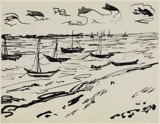 Bateaux de pêche ancrés (Fehmarn)