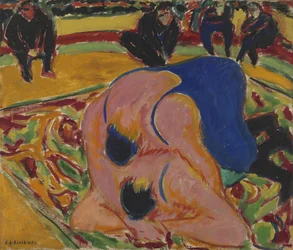 Lutteurs dans un cirque