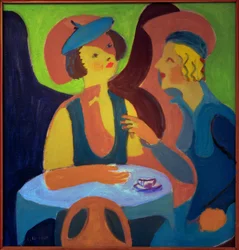 Deux dames au café