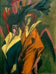 Deux femmes dans la rue