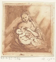 Marie allaitant le Christ