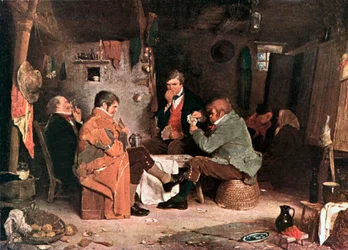 Une fête de la carte (lithographie couleur)