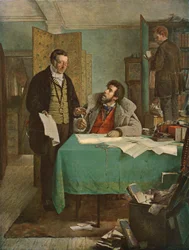 Signature du nouveau bail, 1868, vers 1930