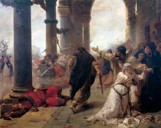 Vêpres siciliennes, par Erulo Eroli (1854-1916), Détail