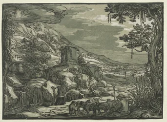 Paysage arcadien