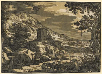 Paysage arcadien