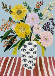 Vase « Fleurs joyeuses »