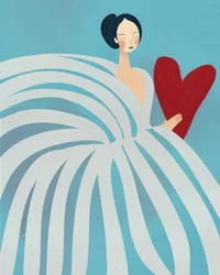 Une femme sereine au grand cœur