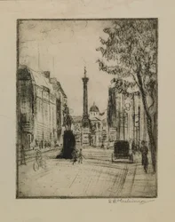 Vue de Trafalgar Square