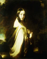 Une dame avec un châle