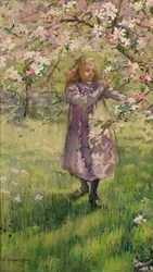 Cueillir des fleurs de pommier, 1901