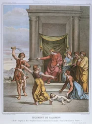 Le Jugement de Salomon, illustration d