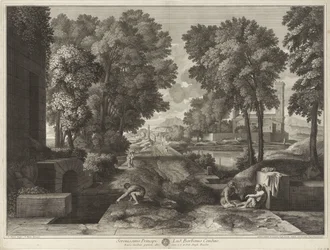 Vue avec un chemin, des bâtiments et des gens