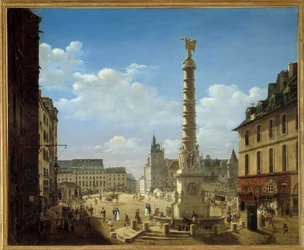 La place et la fontaine du Châtelet