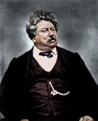 Alexandre Dumas père, romancier et dramaturge français, vers 1850-1870
