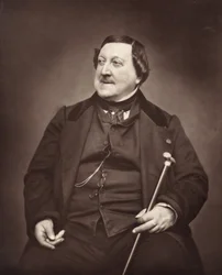 Gioachino Antonio Rossini compositeur italien, 1792-1868, 1862