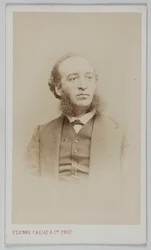 Portrait de Jules Ferry (1832-1893), homme politique, avocat, ministre plénipotentiaire
