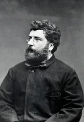 Portrait du compositeur et pianiste français Georges Bizet (Paris)