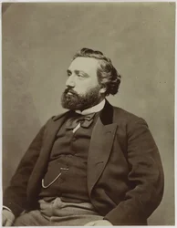 Portrait du Premier Ministre de France Léon Gambetta 1838-1882