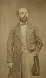 Portrait du compositeur François Bazin 1816-1878, vers 1760