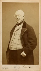 Portrait du compositeur et flûtiste Jean-Louis Tulou 1786-1865, vers 1860