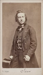 Portrait du violoniste et compositeur Camillo Sivori 1815-1894