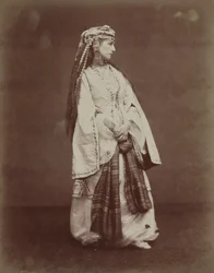 Sarah Bernhardt dans Zaïre de Voltaire, 1874