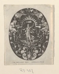 Jupiter, des Grotesques à fond noir, Divinités et Allégories