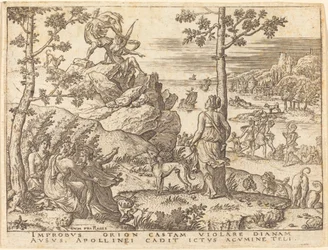 Orion tué par Apollon
