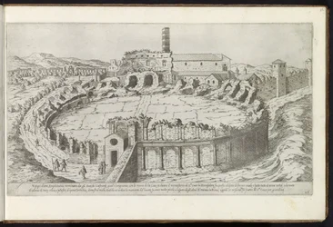 Amphithéâtre Castrense à Rome (série des vestiges de l