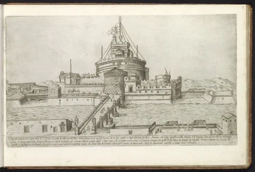 Château Saint-Ange et le pont des Anges à Rome