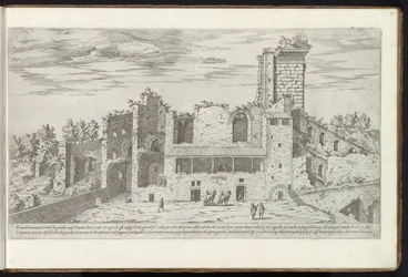 Ruines sur le Quirinal à Rome