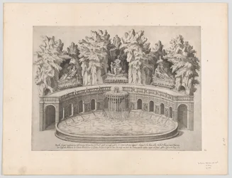 Speculum Romanae Magnificentiae: Fontaine et jardins de la Villa d