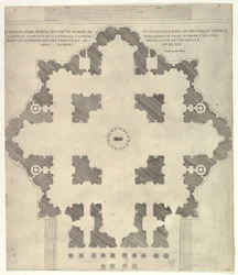 Speculum Romanae Magnificentiae: Plan de Saint-Pierre
