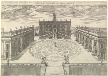 Speculum Romanae Magnificentiae: Vue du Capitole romain, 1569