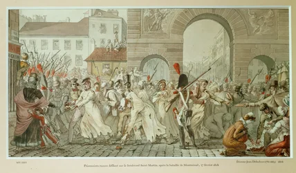 Après la bataille de Montmirail ... (gravure)