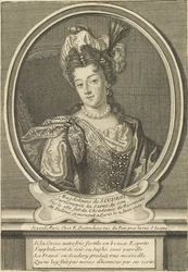 Portrait de Madeleine de Scudéry 1607-1701, vers 1710