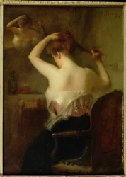 Femme arrangeant ses cheveux, 1903