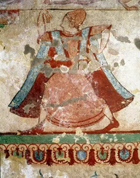 Danseuse en longue tunique (Détail)