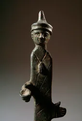 Haruspice, sculpture en bronze