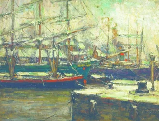 Hiver dans le port