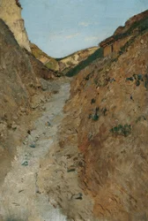 Le chemin dans la carrière