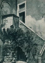 Un coin tranquille de Taormina, Sicile, Italie, 1927